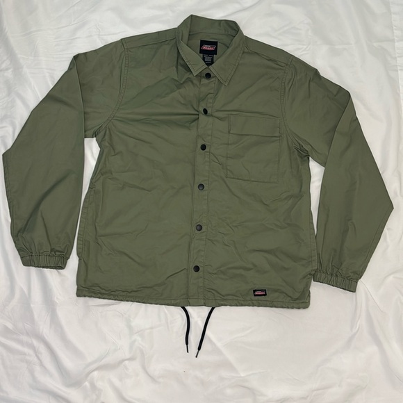 Dickies green workwear shirt jacket (unlined) men’s medium - Picture 1 of 7